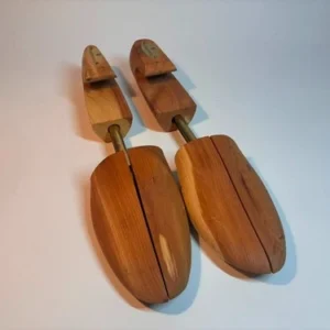 Vintage NORDSTROM Cedar Wood Shoe Trees Shaper Adjustable Man Large Made In USA